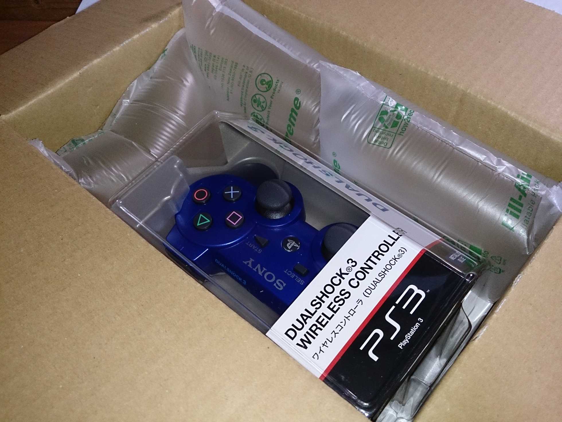 PS3のコントローラー DUALSHOCK3メタリック・ブルーが届いたよ！ - BuyLog（バイログ）