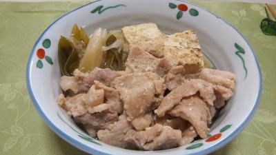 豆腐と豚のすき煮　皿_convert_20140602050402