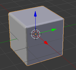 Cube with Bevel Modifier