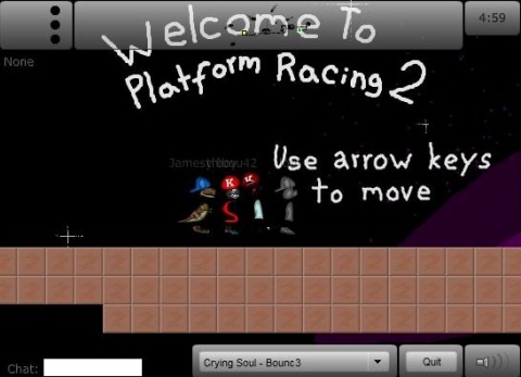 4人対戦のスーパーマリオ風レースゲーム★Platform Racing 2