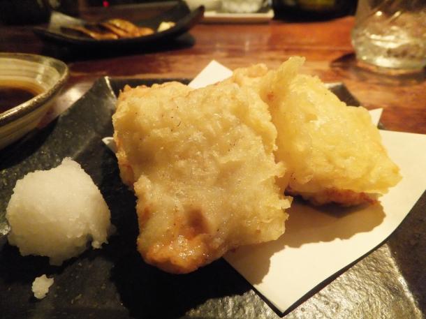 とろける胡麻豆腐の天ぷら