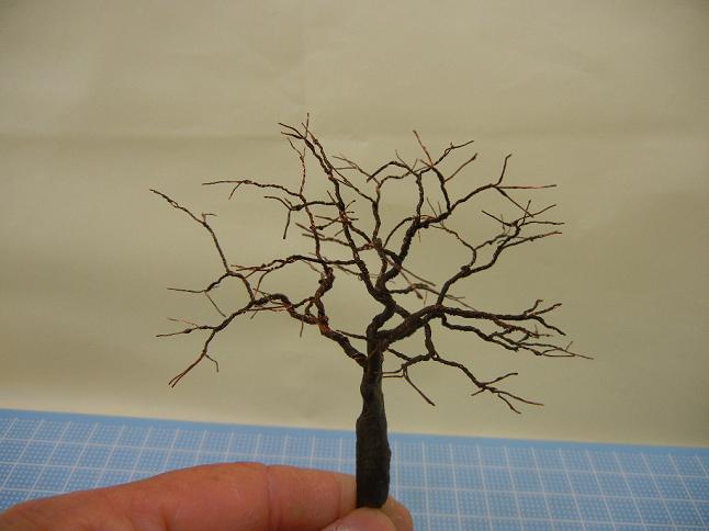 成瀬敬一の情景模型のブログ 桜のミニチュアの作り方