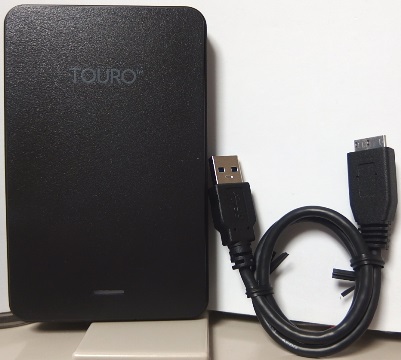 HGST Touro Mobile MX3 Black 外付けポータブルハードディスク 1TB